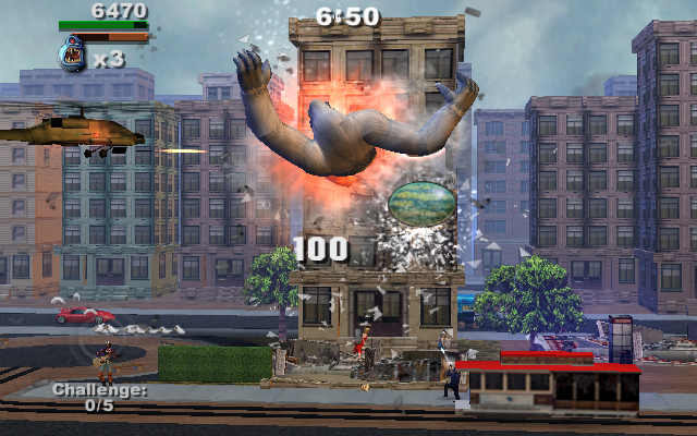 Rampage: Total Destruction Screenshot (Midway E3 2006 Asset Disc): Harry
