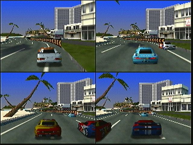 Ridge Racer 64 Screenshot (Nintendo Artwork CD IV)