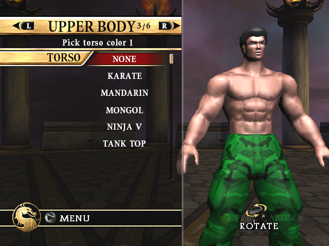 Mortal Kombat: Armageddon Screenshot (Midway E3 2006 Asset Disc): Create A Fighter