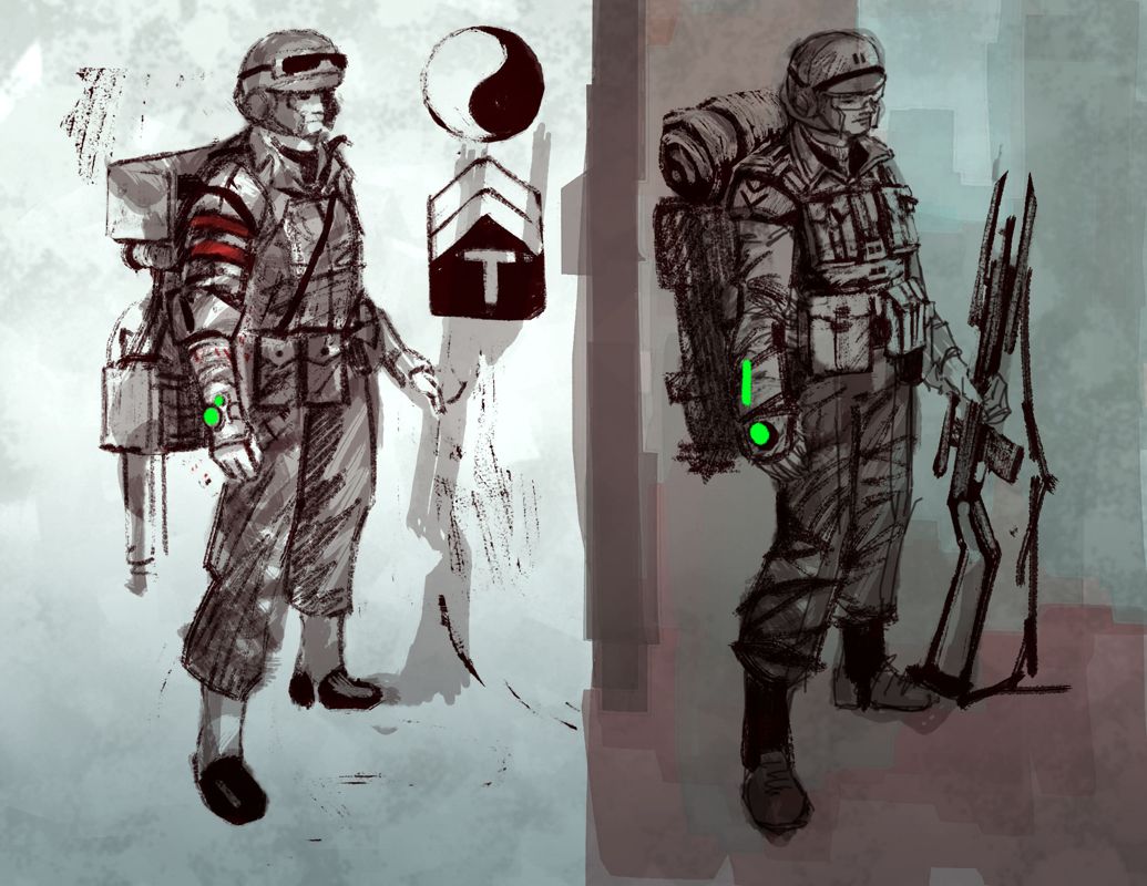 Warhawk Concept Art (Warhawk Press Disc): Eucadian Soldier