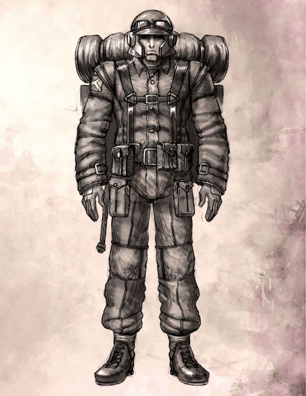 Warhawk Concept Art (Warhawk Press Disc): Eucadian Soldier