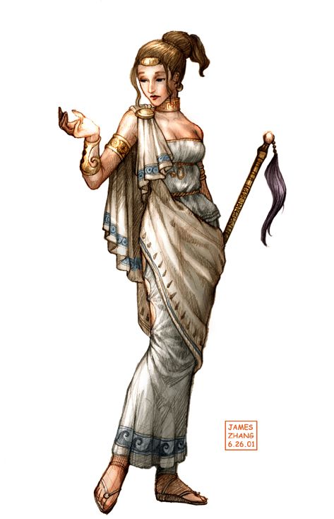 Gladius Concept Art (LucasArts E3 2002 Press Kit): Sorceress female