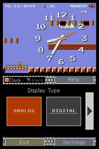 Mario Clock Screenshot (Nintendo.com - Nintendo DSi)