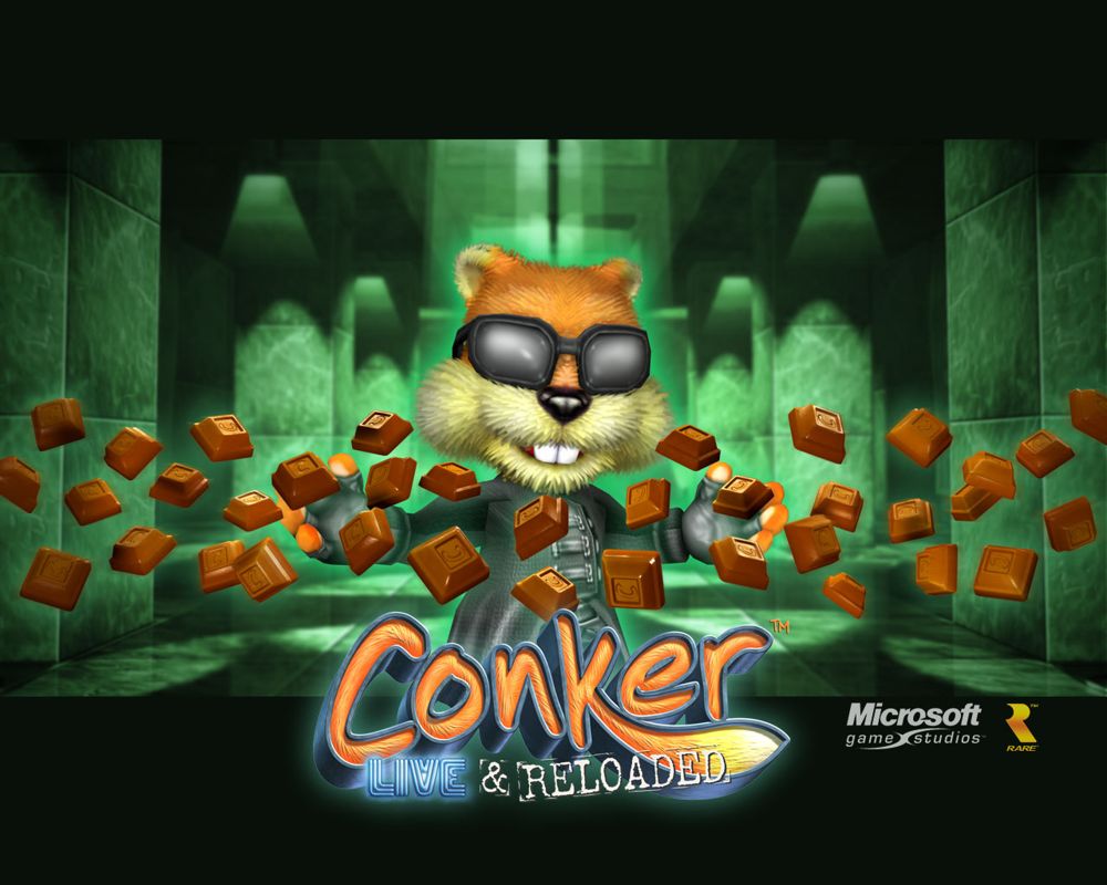 Conker: Live & Reloaded Wallpaper (Official Website): Conker Matrix Cover