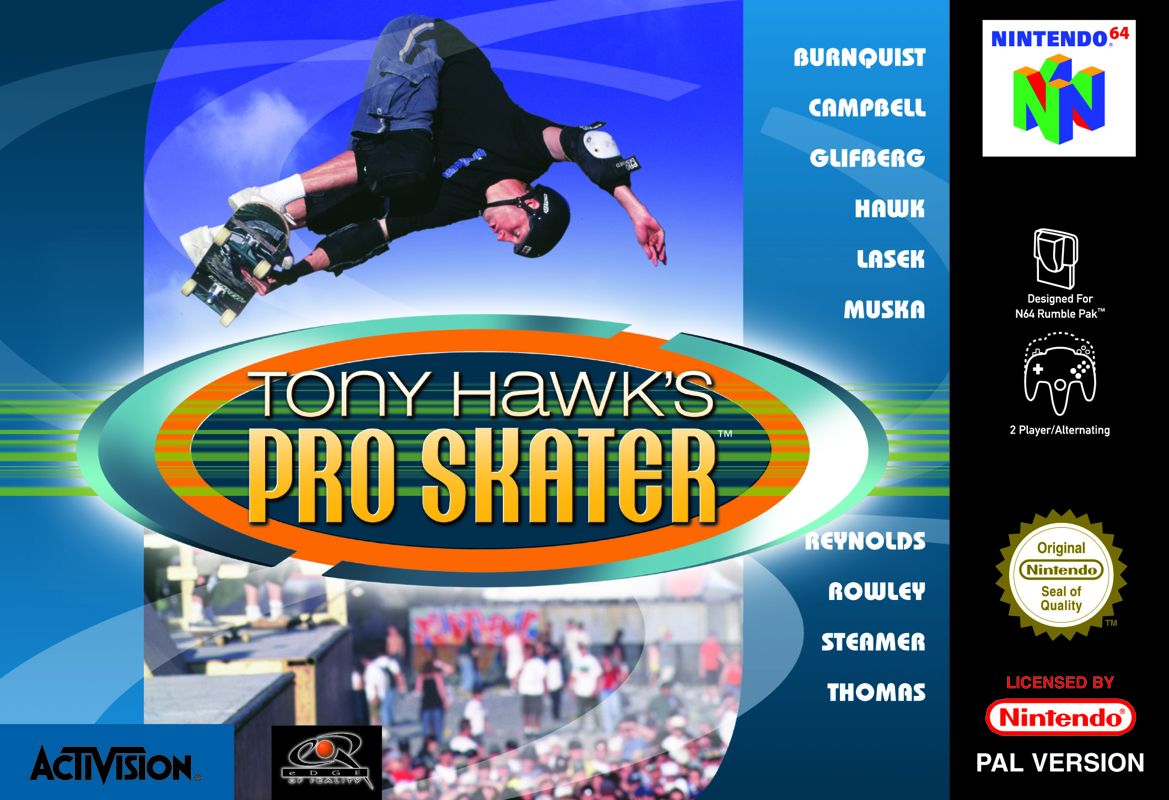 Tony Hawk's Pro Skater Other (Nintendo Artwork CD IV)