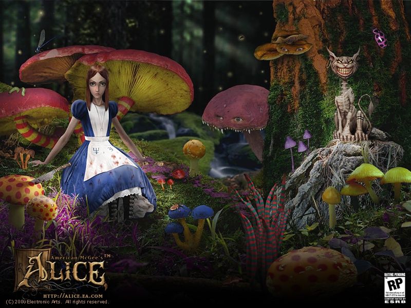 American McGee's Alice Wallpaper (Official website): 800 x 600