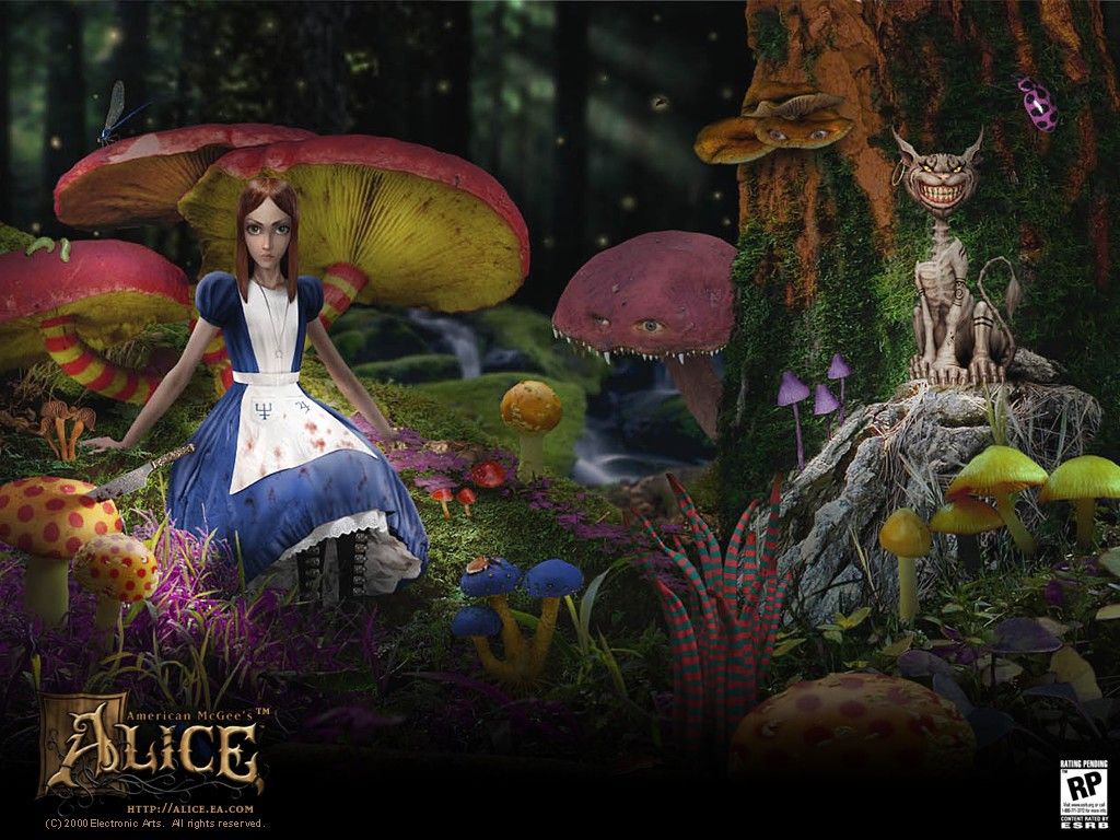 American McGee's Alice Wallpaper (Official website): 1024 x 768