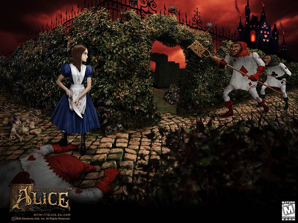 American McGee's Alice Wallpaper (Official website): 1024 x 768