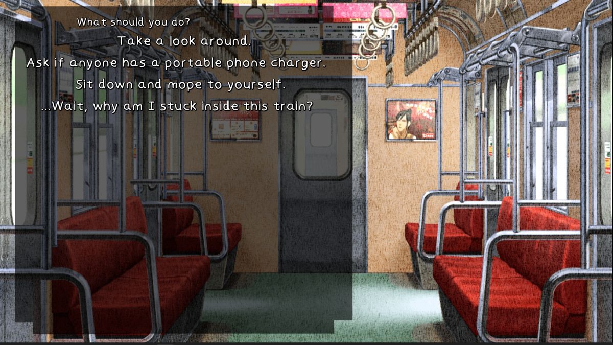 Trapped inside a train (and there's nothing you can do about it) Screenshot (itch.io)