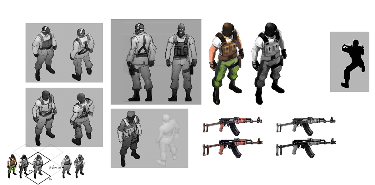 Jagged Alliance: Flashback Concept Art (Official website): Characters