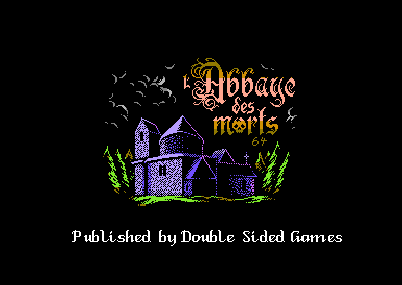 l'Abbaye des Morts Screenshot (doublesidedgames.com (Commodore 64 release))