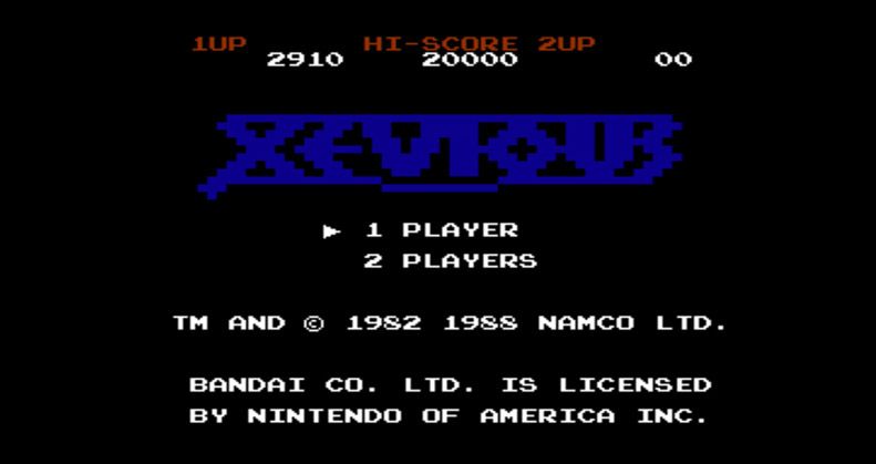 Xevious Screenshot (Nintendo eShop)