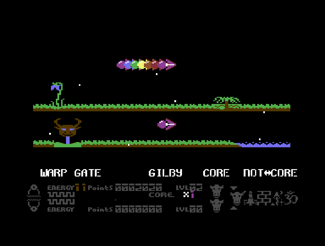 The C64 Collection 1 Screenshot (Evercade website): Iridis Alpha