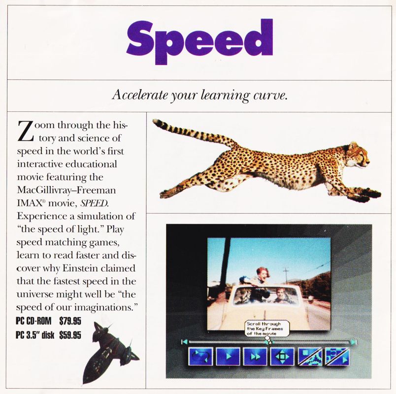 Speed Catalogue (Catalogue Advertisements): Knowledge Adventure's 1993 Catalog