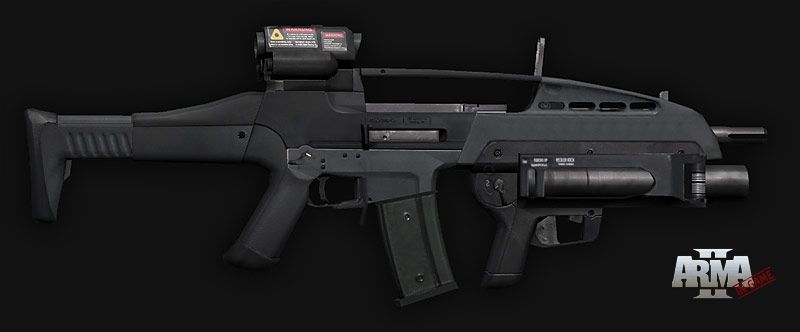 Arma II Other (Official website - Weaponry): Assault Rifle - XM8 + M320