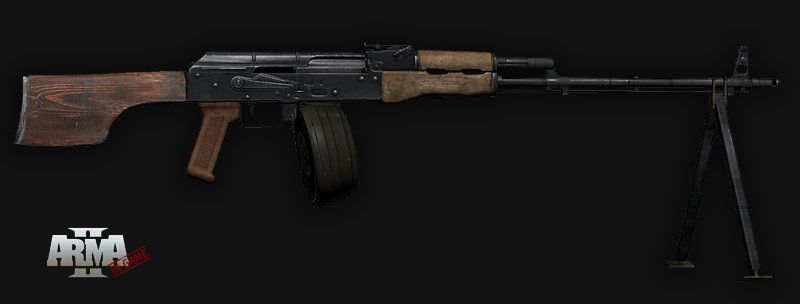 Arma II Other (Official website - Weaponry): Machinegun - RPK-74