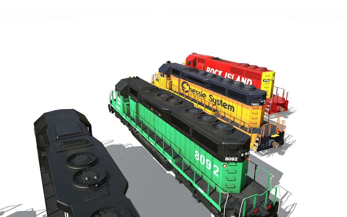 Trainz Railroad Simulator 2022: Pro Train: SD40-2 Loco Bundle 1 Screenshot (Steam)