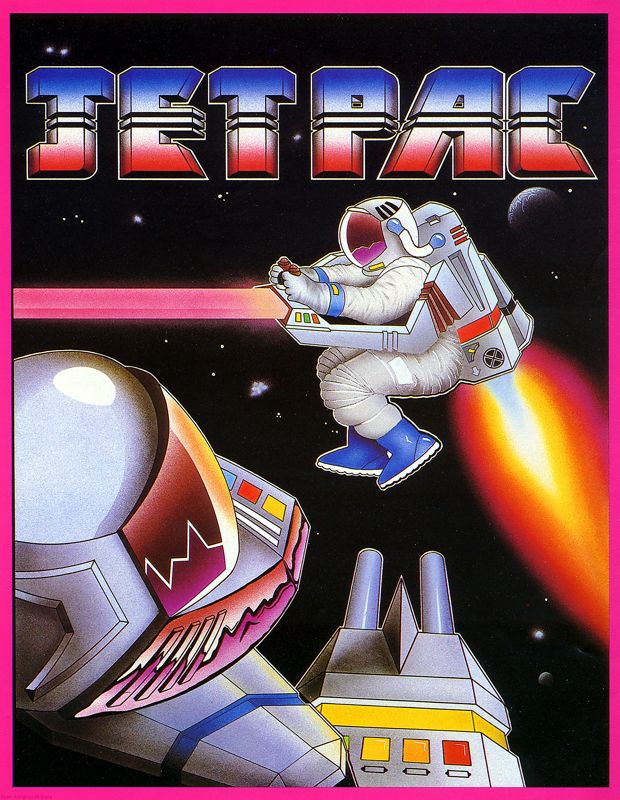 Jetpac Other (World of Spectrum > Additional material):<br> Official company shipped poster