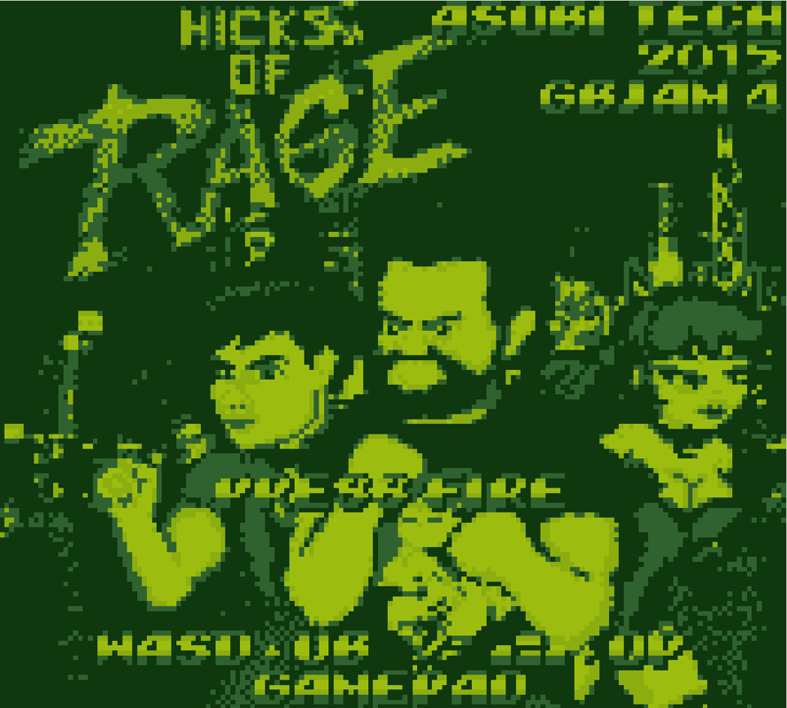 Hicks of Rage Screenshot (Game Jolt): Hicks of Rage GB title screen