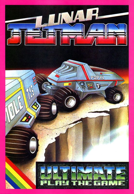 Lunar Jetman Other (World of Spectrum > Additional material): Official company shipped poster