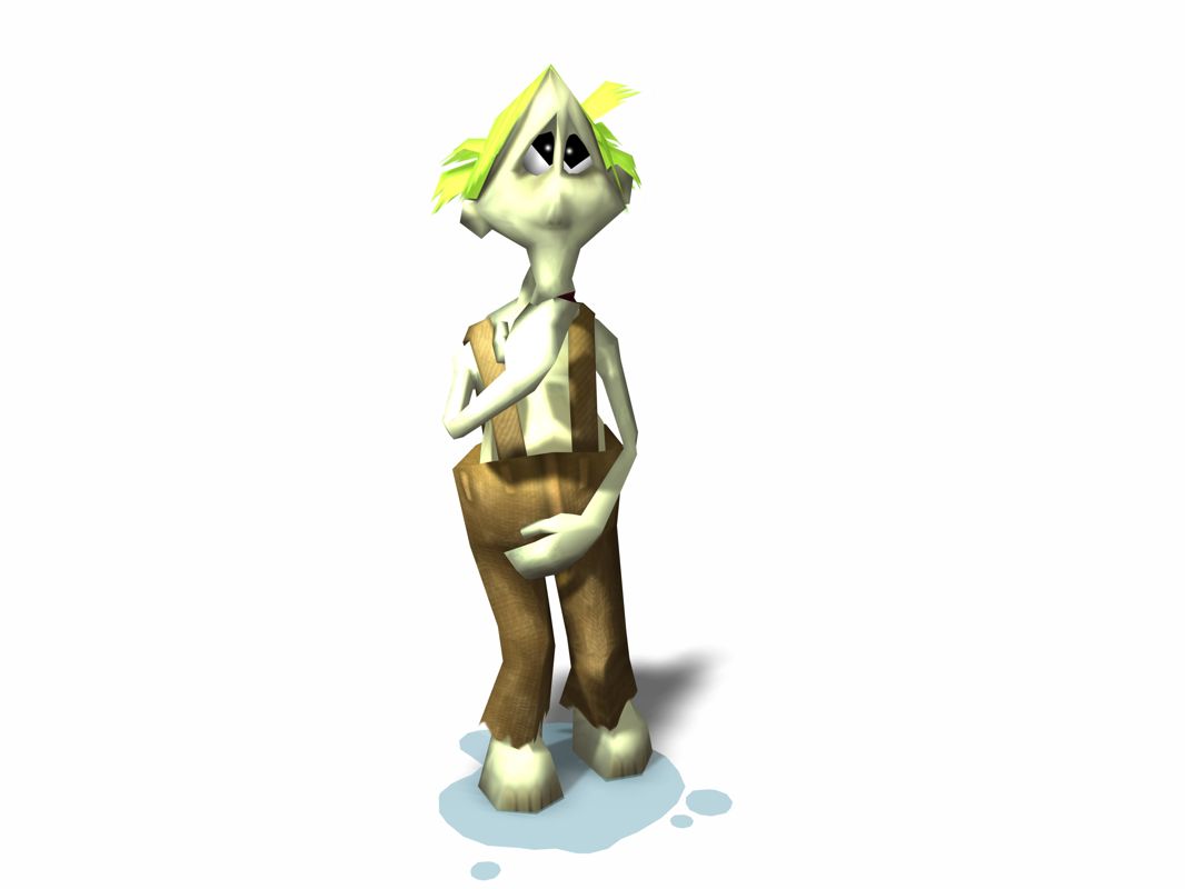 Grabbed by the Ghoulies Render (Rare Fan Site Kit): Zombie Scared Pose