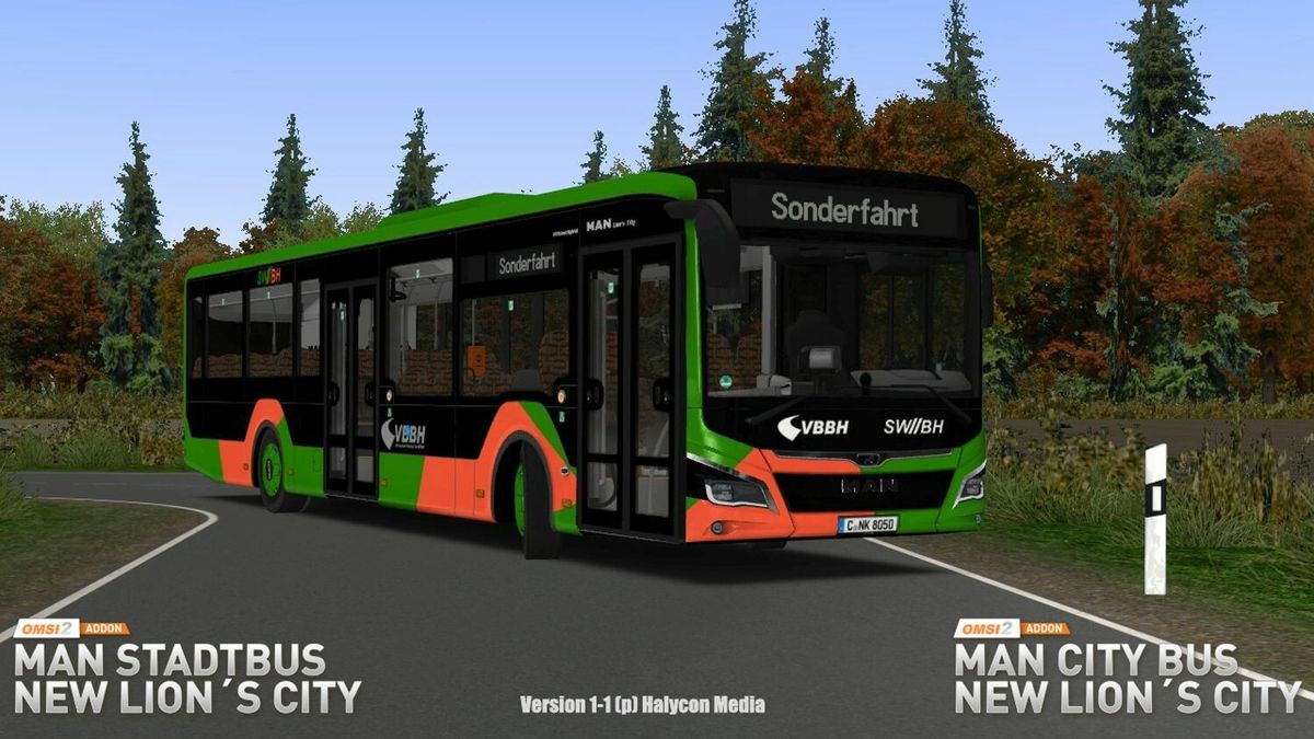 OMSI 2: Add-on MAN City Bus New Lion's City Screenshot (Steam)
