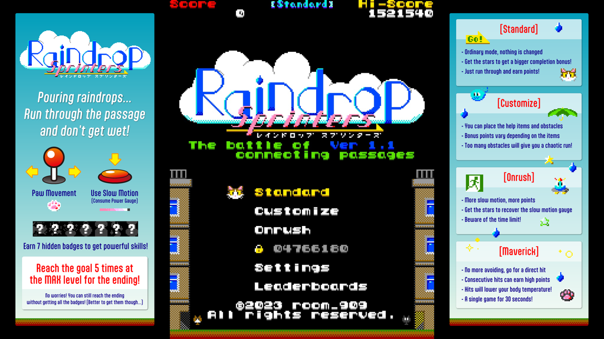 Raindrop Sprinters Screenshot (Steam)