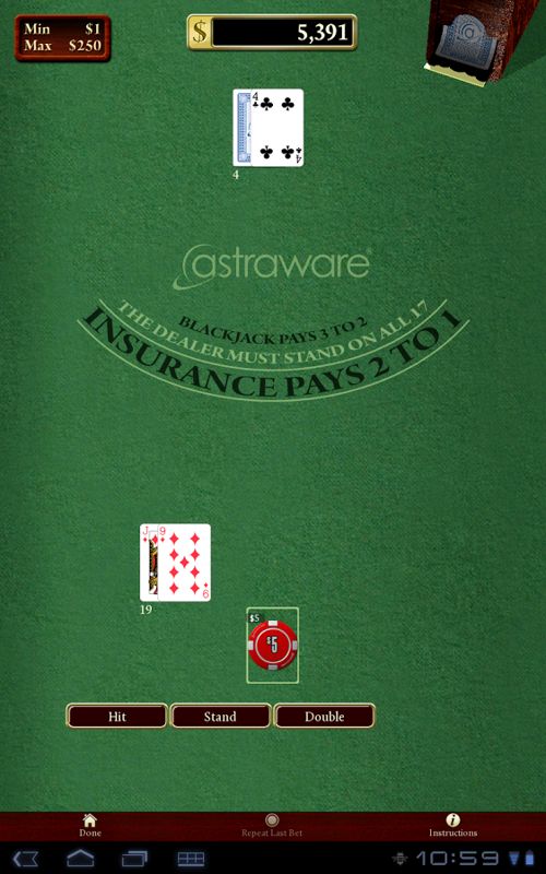 Astraware Casino Screenshot (Google Play)