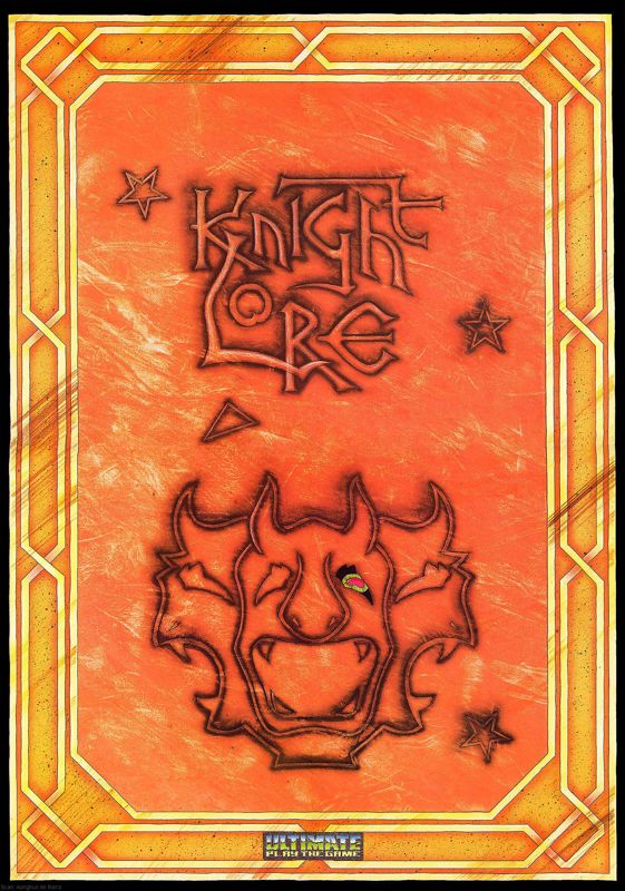 Knight Lore Other (World of Spectrum > Additional material): Official company shipped poster