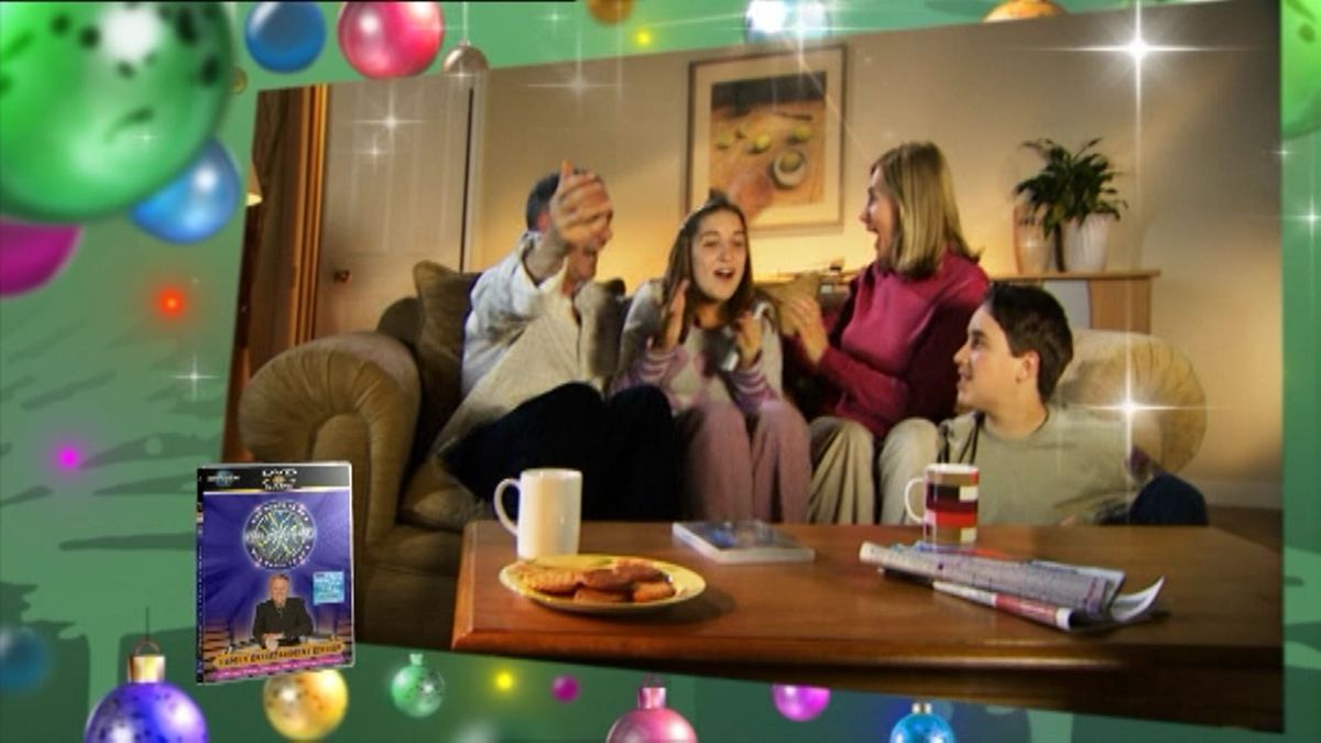 Who Wants To Be A Millionaire: Family Entertainment Edition Screenshot (Scenes from a promotional video for the game): Fun for all the family