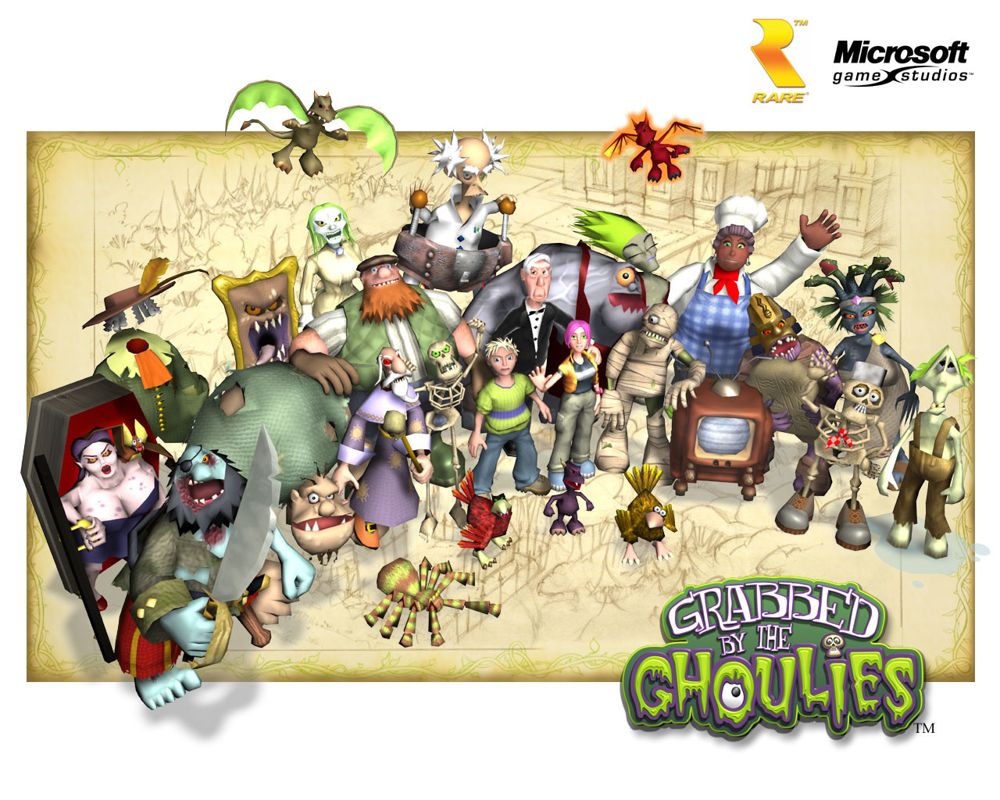 Grabbed by the Ghoulies Wallpaper (Developer's Website)