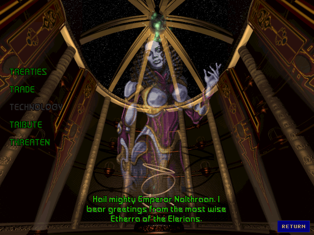 Master of Orion II: Battle at Antares Screenshot (Score Magazine CD 24 12_1995)