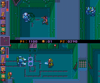 The Chaos Engine 2 Screenshot (Bitmap Brothers website, 1998): Combat in the future world