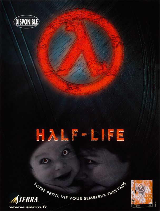 Half-Life Magazine Advertisement (Magazine Advertisements): Joystick (France), Issue 100 (January 1999)