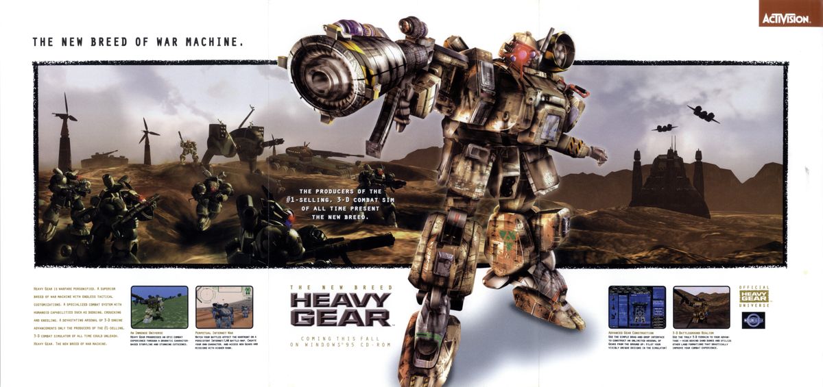 Heavy Gear Magazine Advertisement (Magazine Advertisements): PC Gamer (USA), Issue 11/1997