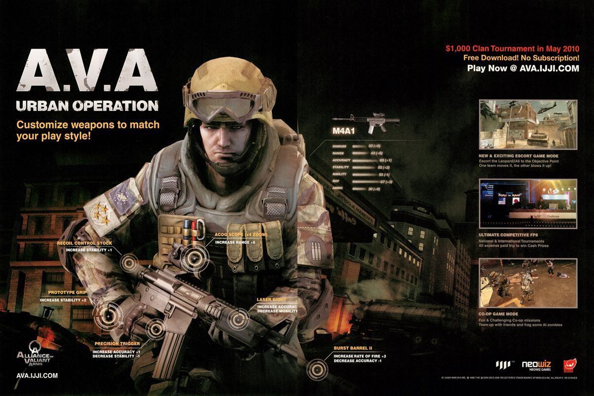 A.V.A.: Alliance of Valiant Arms official promotional image