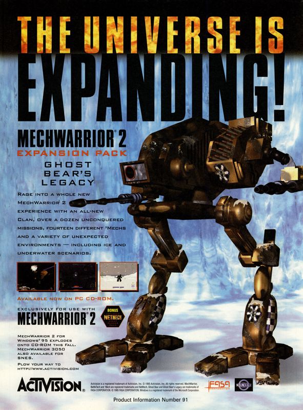 MechWarrior 2: Ghost Bear's Legacy official promotional image - MobyGames