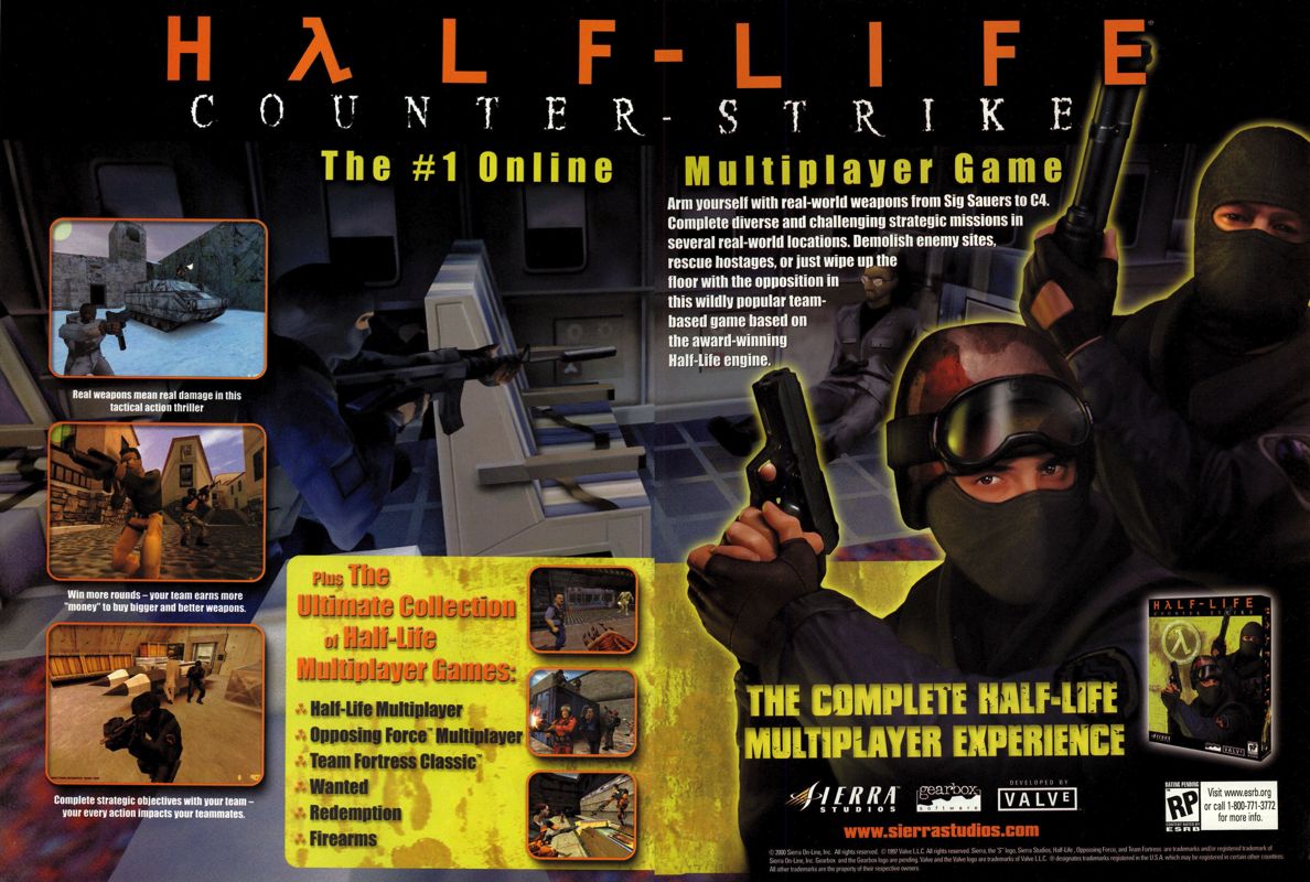 Half-Life: Counter-Strike Magazine Advertisement (Magazine Advertisements): PC Gamer (USA), Issue 12/2000