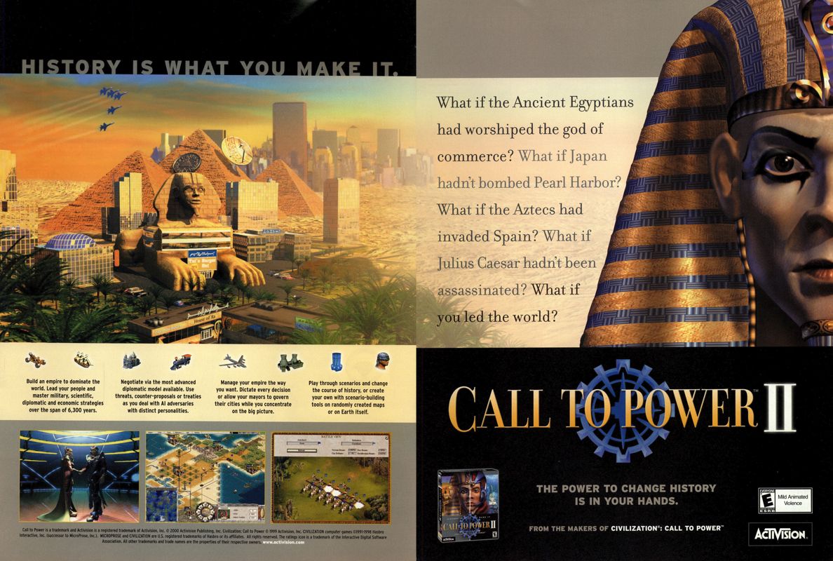 Call to Power II Magazine Advertisement (Magazine Advertisements): PC Gamer (USA), Issue 12/2000