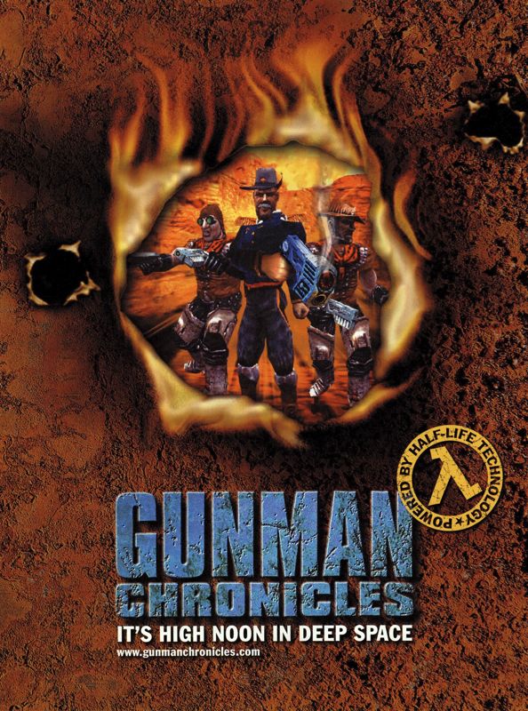 Gunman Chronicles Magazine Advertisement (Magazine Advertisements): PC Gamer (USA), Issue 12/2000