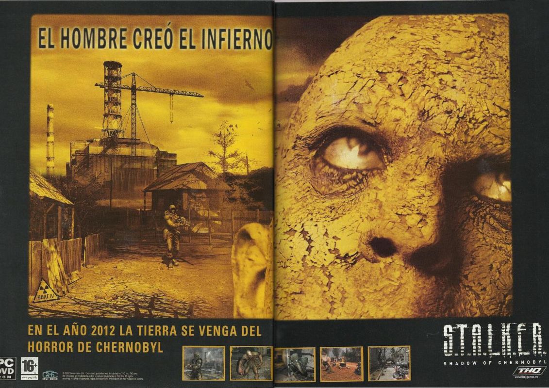S.T.A.L.K.E.R.: Shadow of Chernobyl Magazine Advertisement (Magazine Advertisements): Micromania (Spain), Issue 147, 04/2007, Pages 44/45