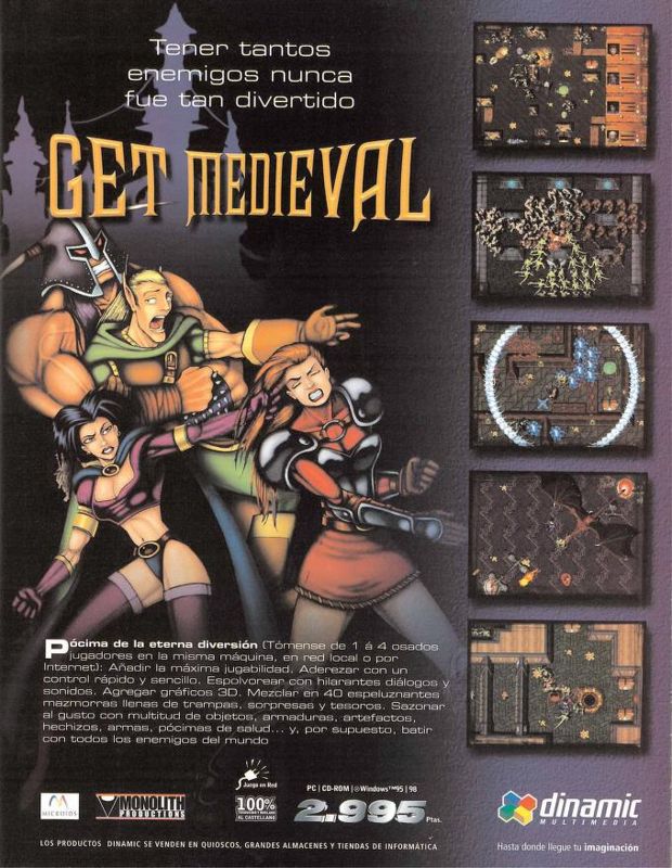 Get Medieval Magazine Advertisement (Magazine Advertisements): Micromania (Spain), Issue 51 (April 1999) Page 45