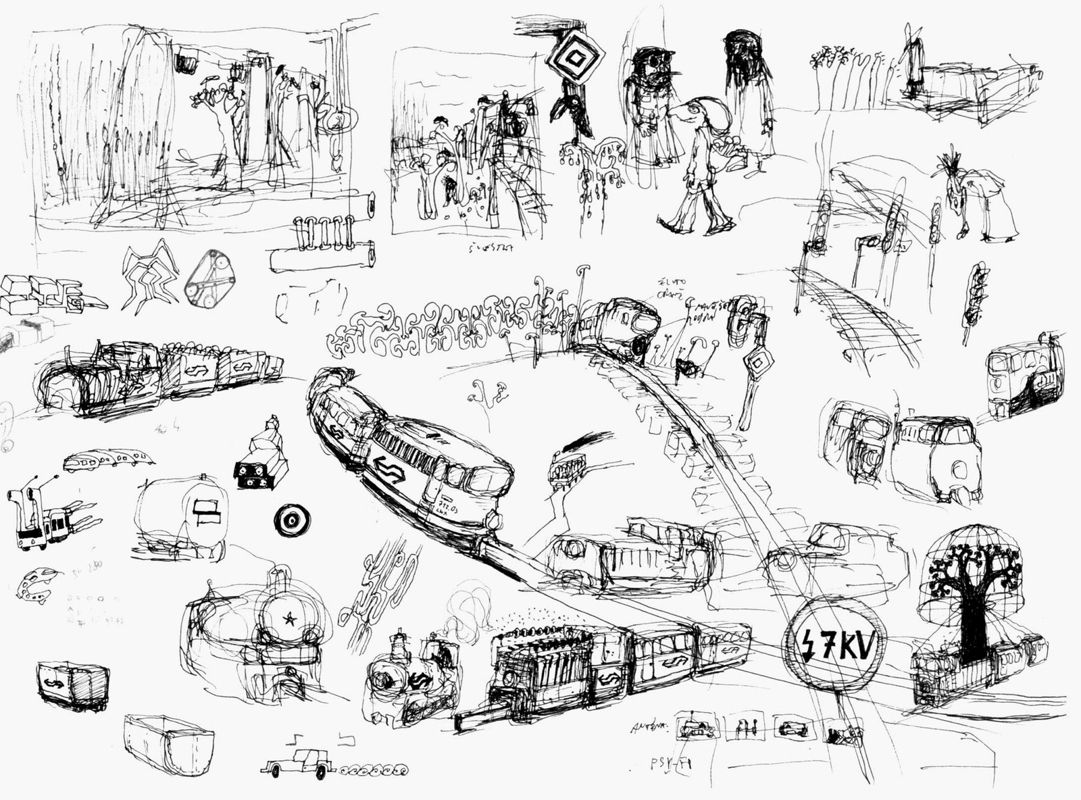 Machinarium (Collector's Edition) Concept Art (GOG Downloadable Extras (2012)): Design Sketches