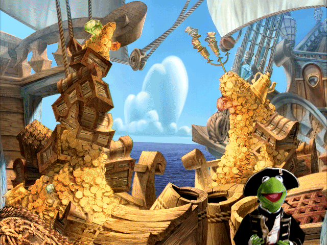 Muppet Treasure Island Screenshot (SCORE Magazine CD 29, 05/1996)