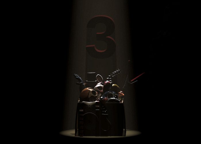 Five Nights at Freddy's 3 Render (ScottGames.com)
