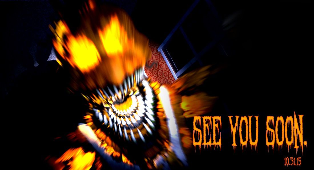 Five Nights at Freddy's 4 Render (ScottGames.com (Halloween Update Teasers))