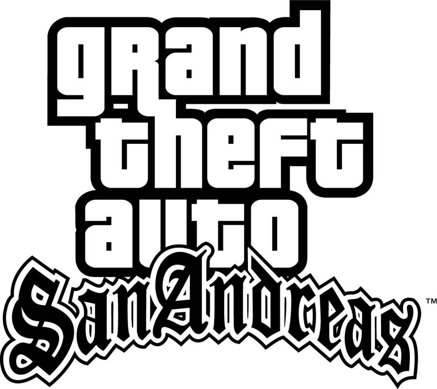 Grand Theft Auto: San Andreas Logo (Rockstar Games 2005 EPK): GTA SA Logo