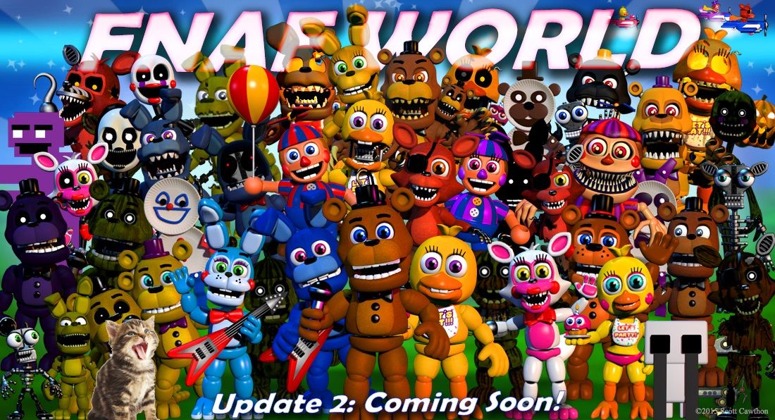 FNaF World Render (ScottGames.com): Update 2