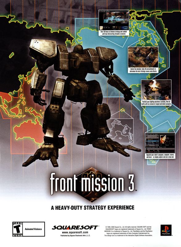 Front Mission 3 Magazine Advertisement (Magazine Advertisements): NextGen (United States), Issue #64 (April 2000)