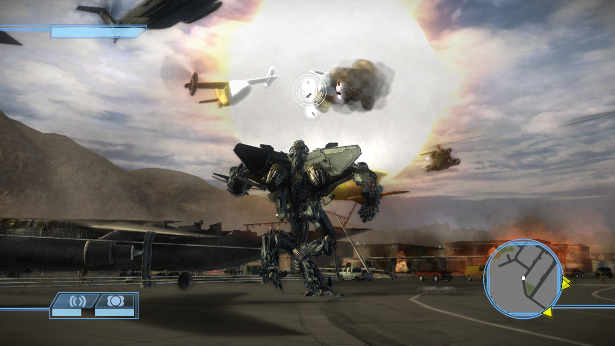 Transformers: The Game Screenshot (Transformers: The Game Press Kit): Starscream Explode Xbox 360